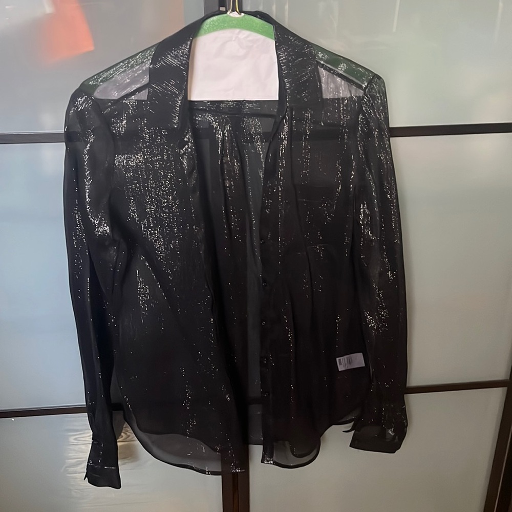 Blouse Black glittery